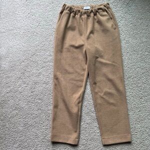 OAK + FORT Camel Elastic Waist Trousers